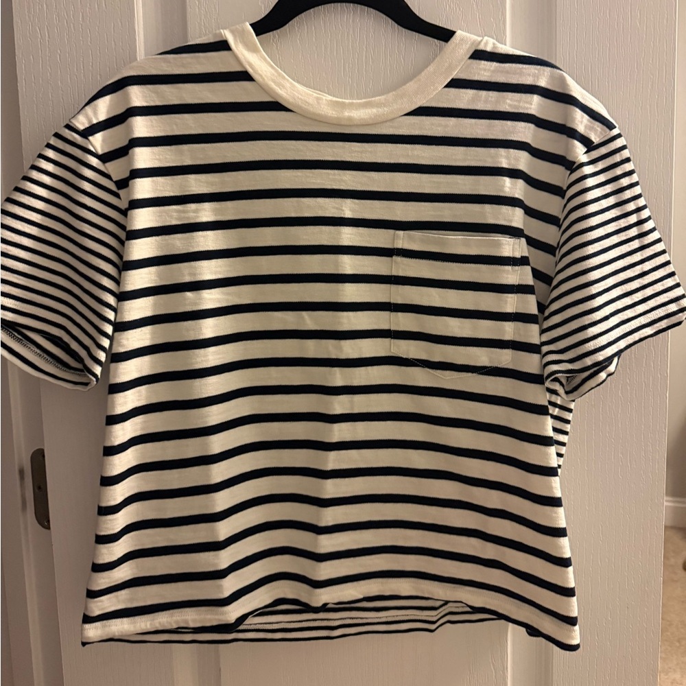 Madewell Striped Boxy Tee